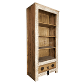 Indian Hand Carved Solid Wood Bookshelf B10